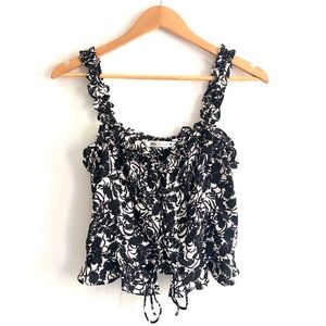 Zara Black and White Top